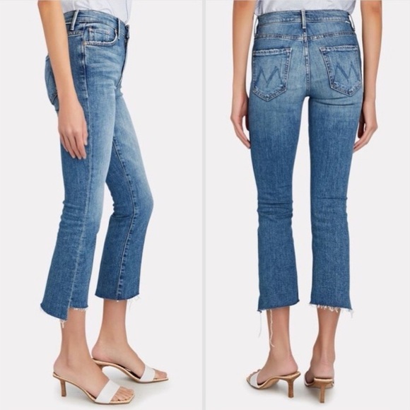 Mother Jeans The Insider Crop Step Fray in Scenic Route Size 26 - Picture 3 of 5